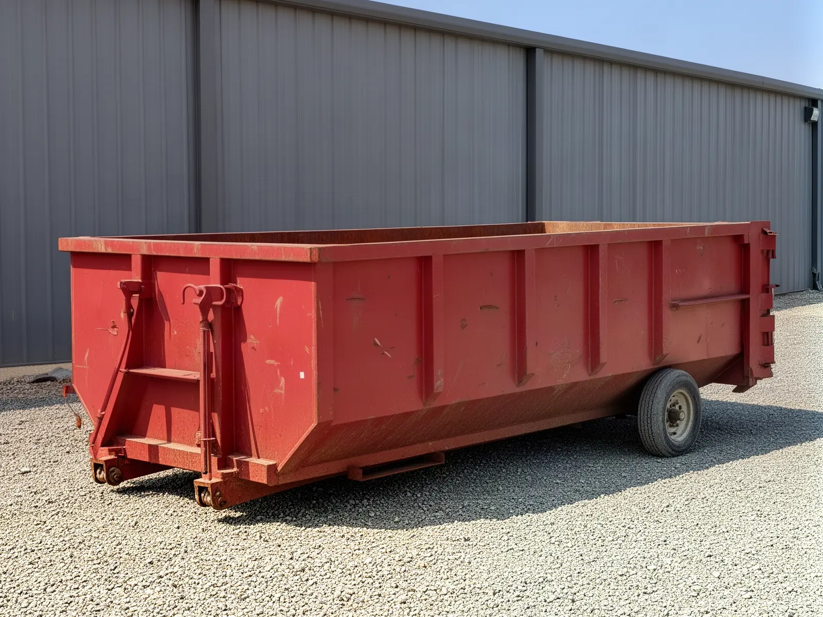 Roll-off dumpster from Mammoth Container Rental in Miami, OK